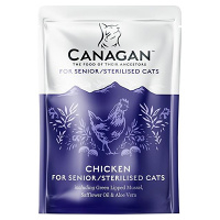CANAGAN Chicken for senior/sterilised cats kapsička pro kočky 85 g