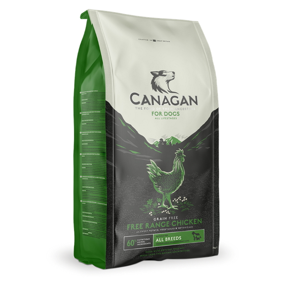 E-shop CANAGAN Free range chicken granule pro psy, Hmotnost balení: 12 kg
