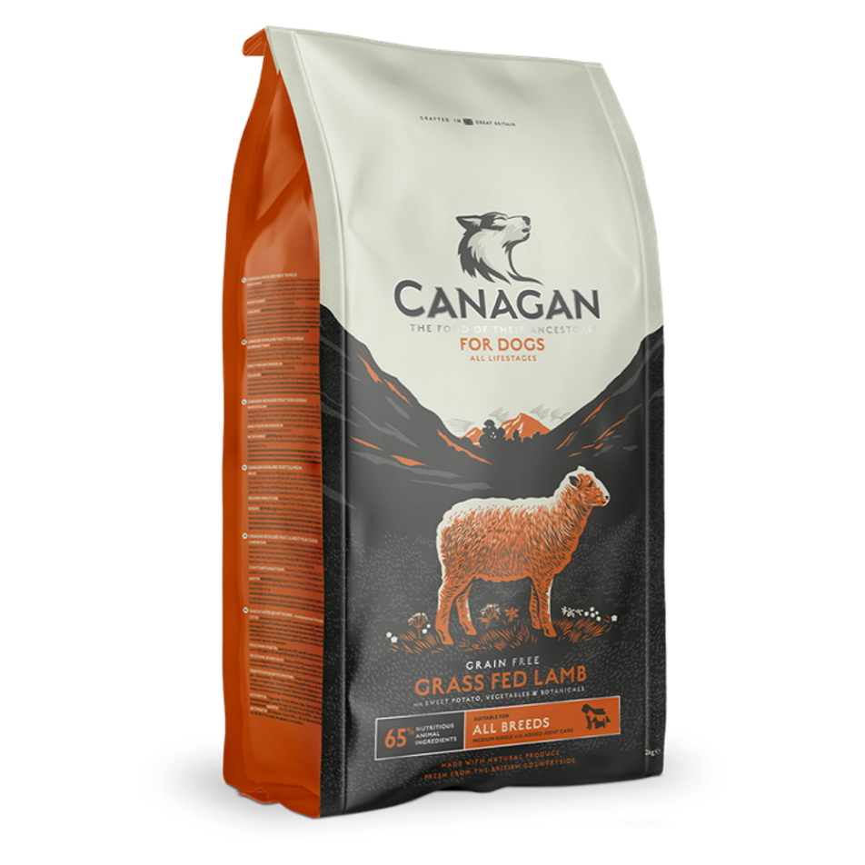 E-shop CANAGAN Grass fed lamb granule pro psy, Hmotnost balení: 6 kg