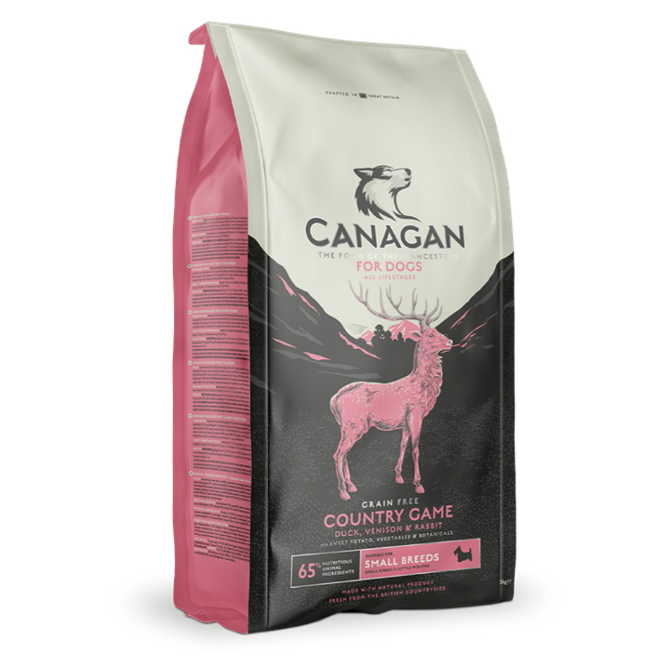 E-shop CANAGAN Small Breed Country Game granule pro psy, Hmotnost balení: 2 kg