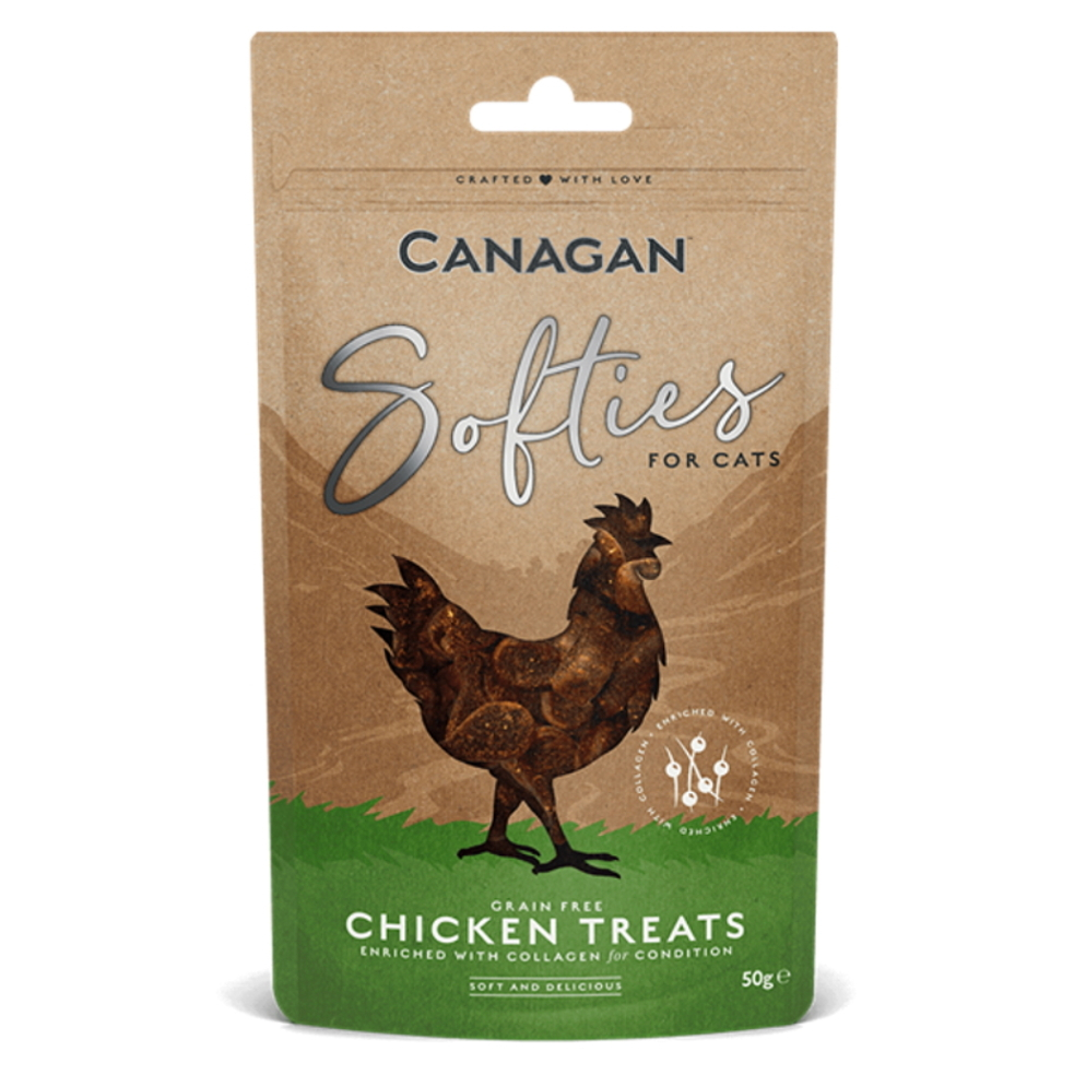 CANAGAN Softies chicken treats pamlsky pro kočky 50 g