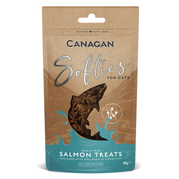 CANAGAN Softies salmon treats pamlsky pro kočky 50 g