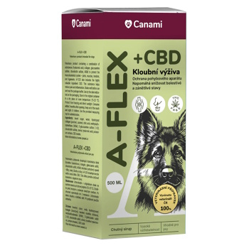 CANAMI A-Flex + CBD  500 ml (Veterinární doplňky stravy na klouby)