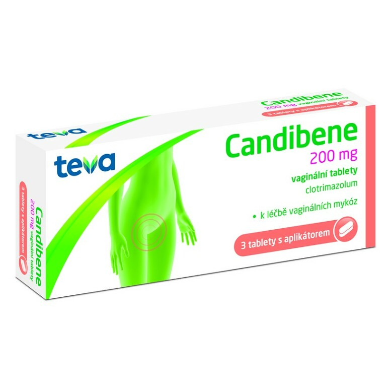 Levně CANDIBENE Vaginální tabletky 200 mg 3 tablety