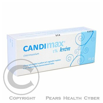 CANDIMAX 1%  1X25GM 1% Krém (Přípravky na plísně a mykózy)