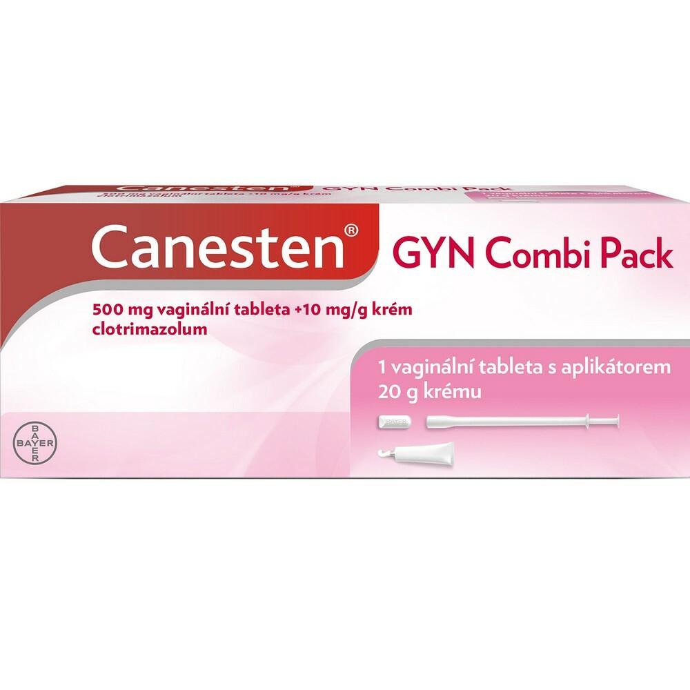 Levně CANESTEN GYN Combi pack 1 vaginální tableta + krém 20 g