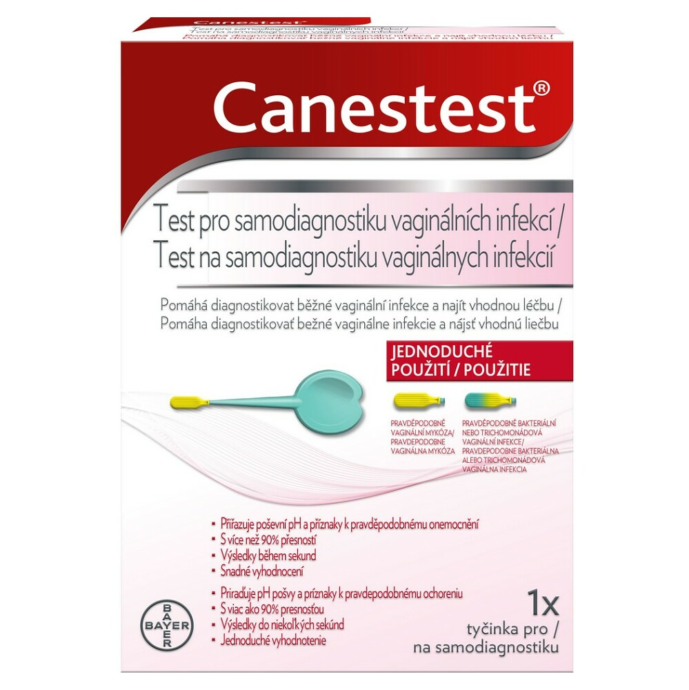 E-shop CANESTEST pro samodiagnostiku vaginálních infekcí 1 kus