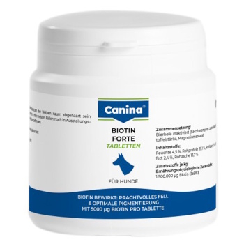 CANINA Biotin Forte  30 tablet (Veterinární doplňky stravy na srst)