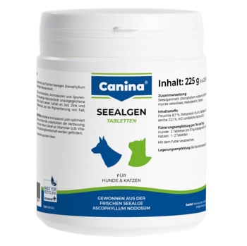 CANINA Mořská řasa 225 tablet (Veterinární doplňky stravy na srst)