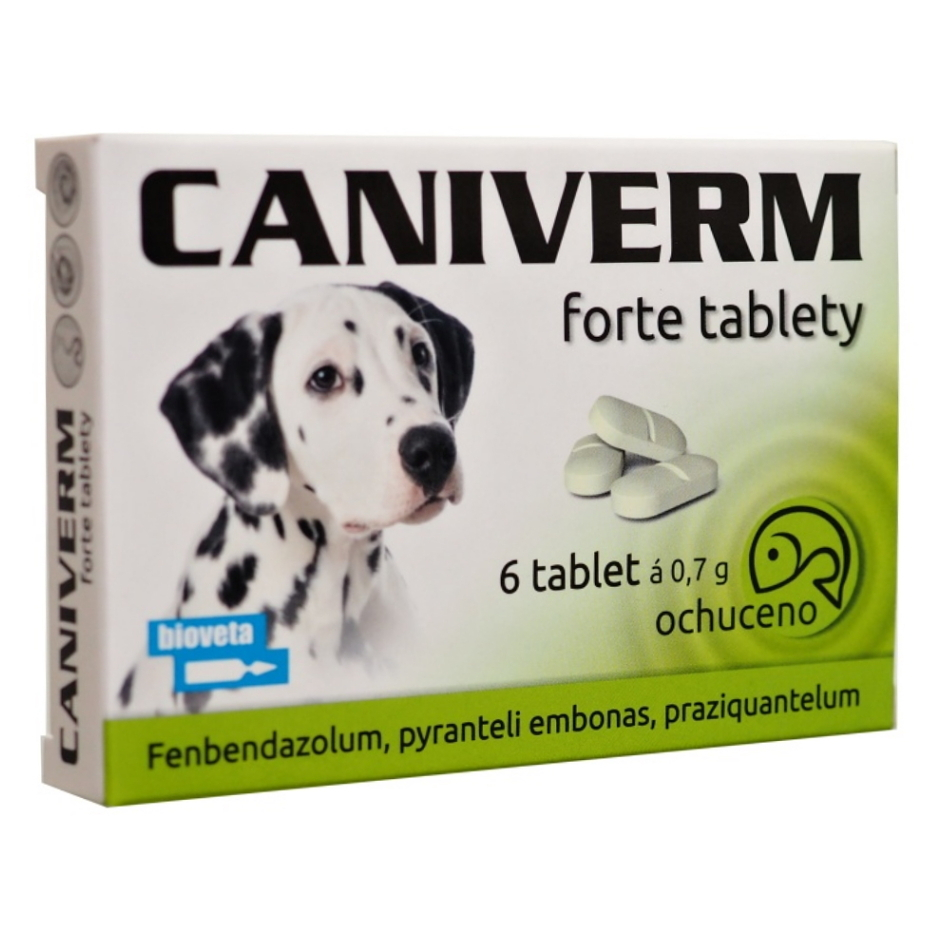Levně CANIVERM Forte 0,7 g 6 tablet