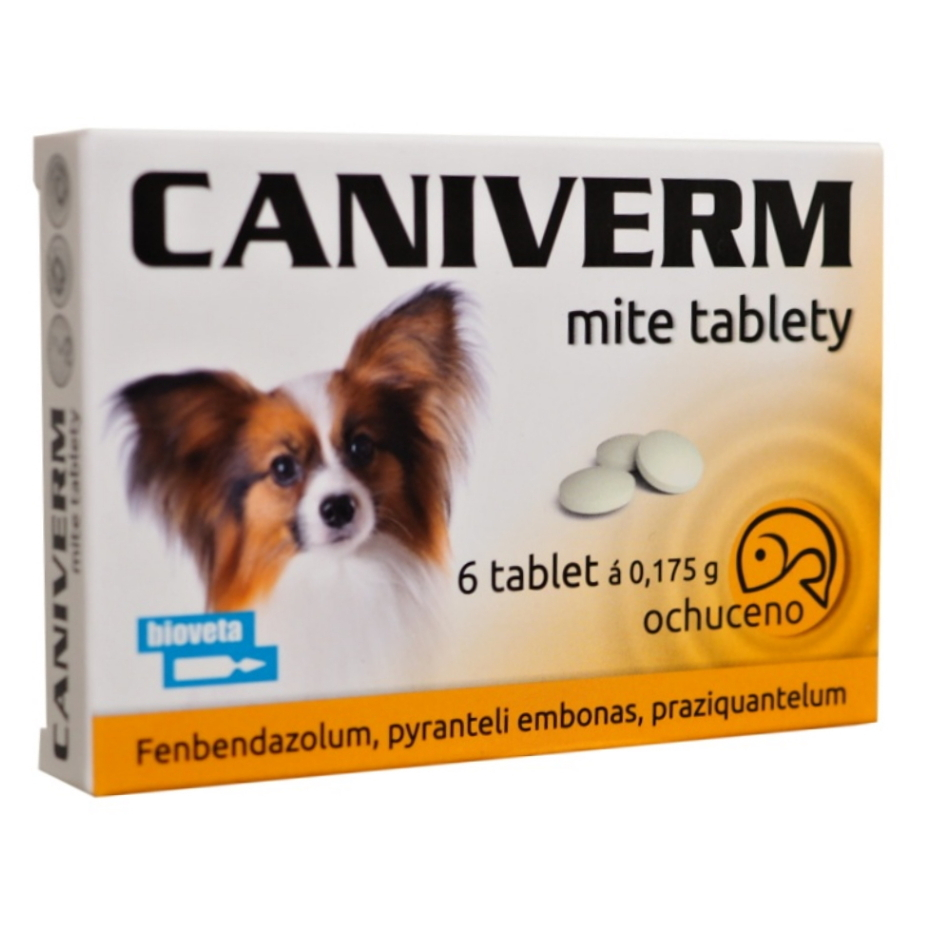 Levně CANIVERM Mite 0,175 g 6 tablet