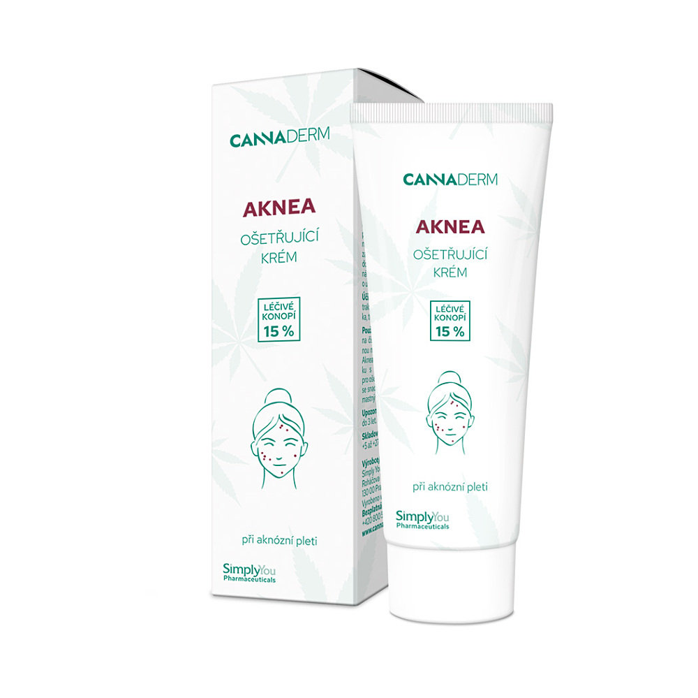 CANNADERM Aknea ošetřující krém 75 g