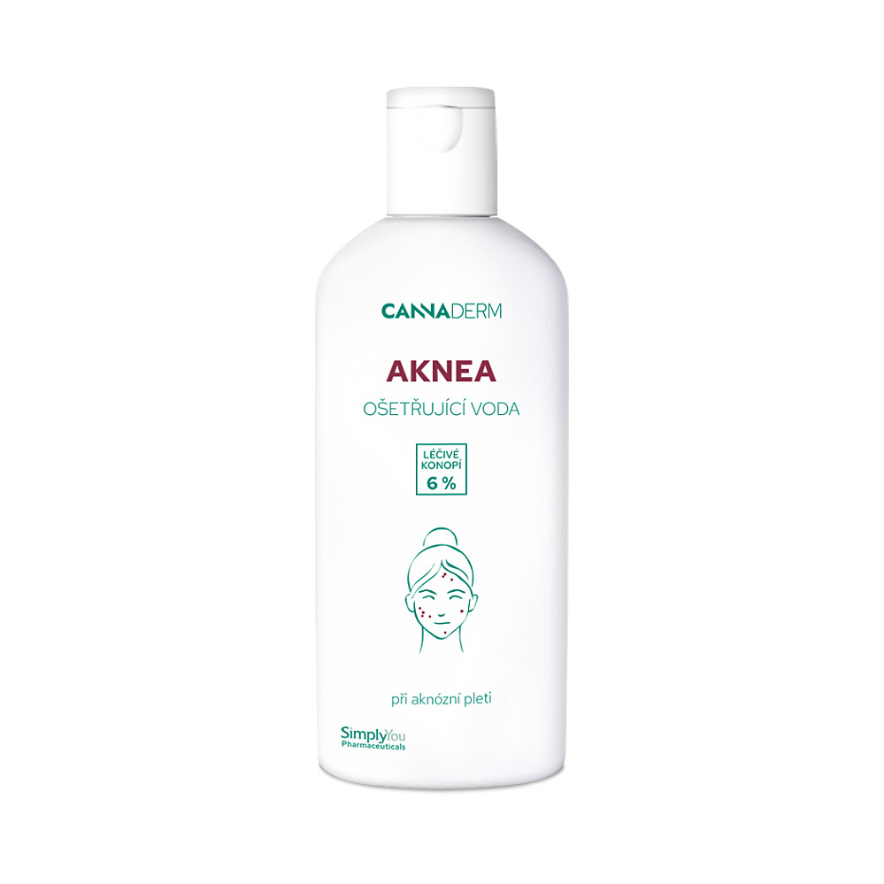 CANNADERM Aknea ošetřující voda 200 ml