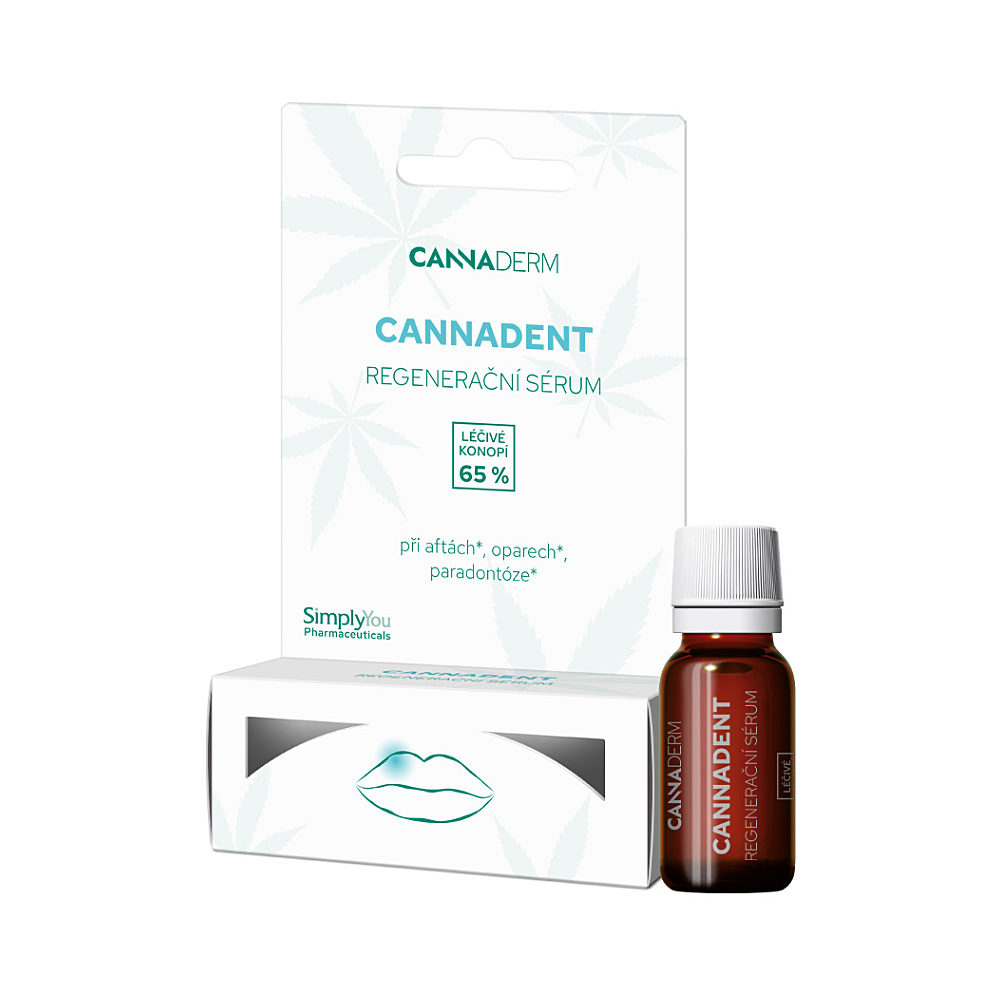 CANNADERM Cannadent regeneračné sérum na afty a opary 5 ml