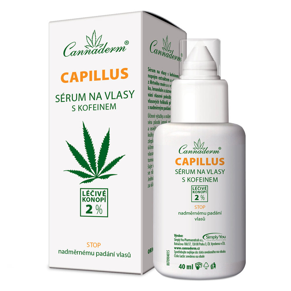 CANNADERM Capillus sérum na vlasy s kofeinem 40 ml