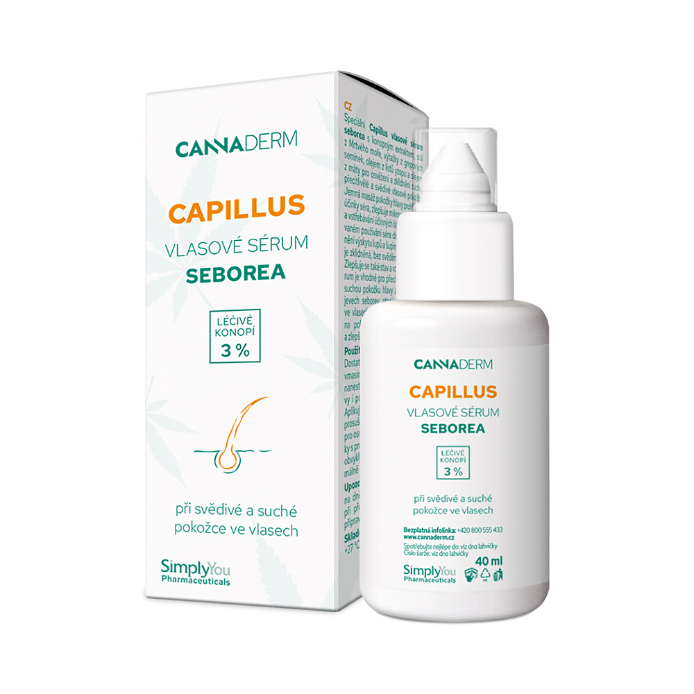 CANNADERM Capillus vlasové sérum seborea 40 ml