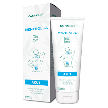 CANNADERM Mentholka AKUT Chladivé mazání 125 ml (Deodoranty a pudry na nohy)
