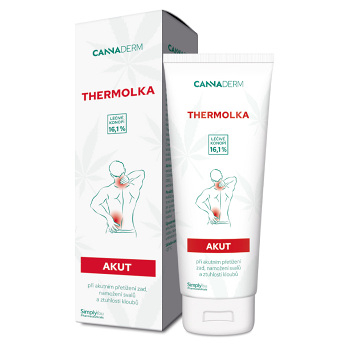 CANNADERM Thermolka AKUT Hřejivé mazání 125 ml (Masážní balzámy, emulze) - Hřejivé