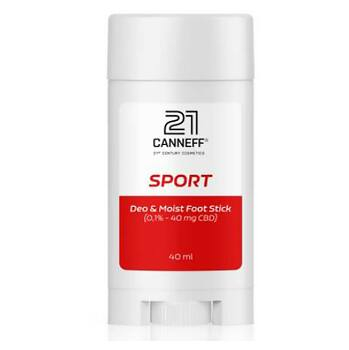 CANNEFF Sport DEO&Moist Foot Stick 40 ml (Péči o nohy) - Regenerační