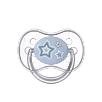 CANPOL BABIES Dudlík silikonový symetrický NEWBORN BABY 0-6m modrý