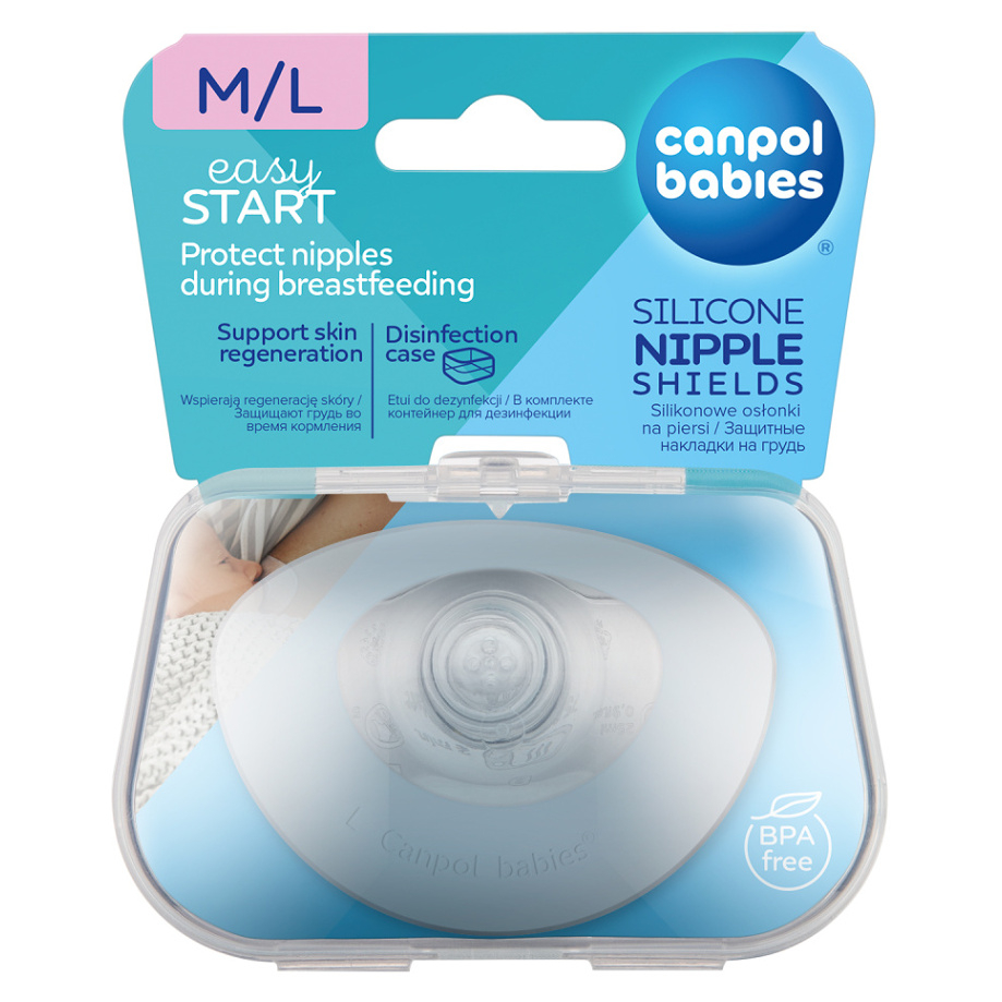 E-shop CANPOL BABIES Chránič prsní bradavky Premium 2 ks M-L