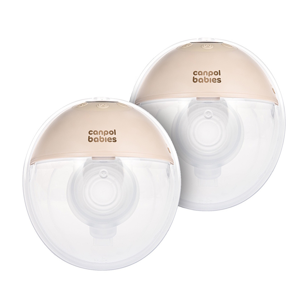 CANPOL BABIES Dvojitá elektrická odsávačka mléka Hands-Free 2.0
