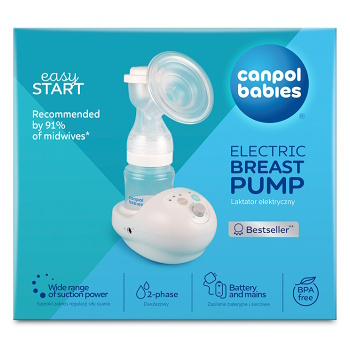 CANPOL BABIES Elektrická odsávačka mateřského mléka EasyStart (Odsávačky mléka) - Elektrické