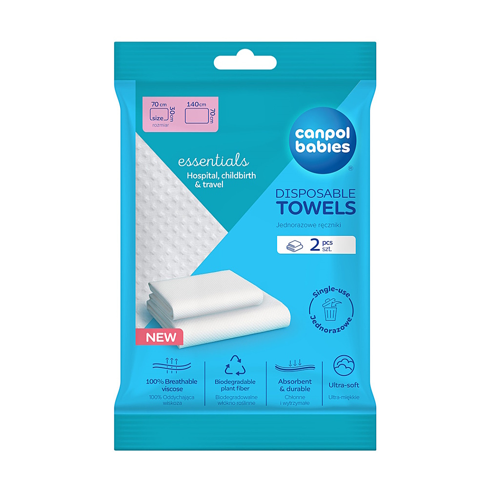 Canpol babies Hygien.jednorázové ručníky 2ks