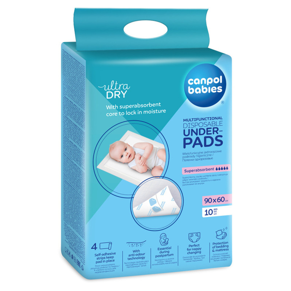 E-shop CANPOL BABIES Jednorázové hygienické podložky 10 ks