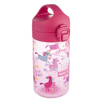CANPOL BABIES Lahev pro děti junior růžová 400 ml (Dětské láhve na pití)