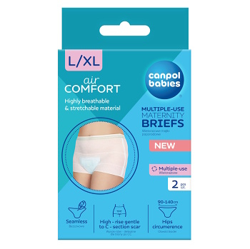 CANPOL BABIES Multifunkční kalhotky po porodu L/XL 2 kusy (Poporodní kalhotky) - Ochranný