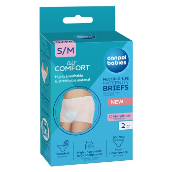 CANPOL BABIES Multifunkční kalhotky po porodu S/M 2 kusy (Poporodní kalhotky) - Absorpční