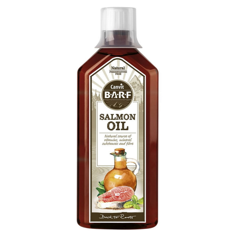 CANVIT BARF Lososový olej pro psy 500 ml