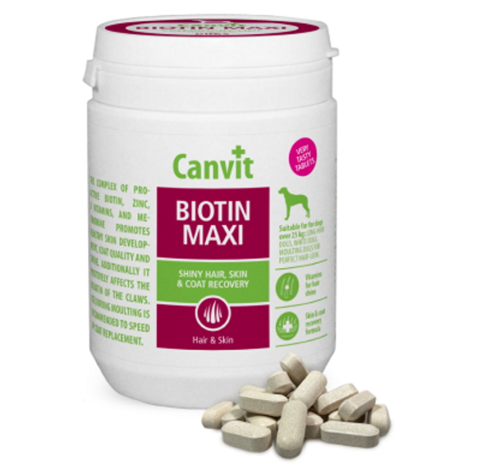 E-shop CANVIT Biotin Maxi ochucené pro psy 500 g