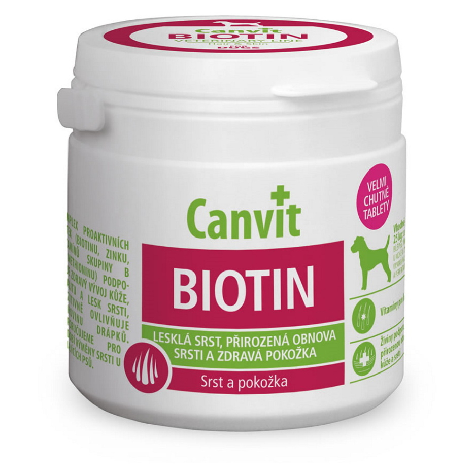 E-shop CANVIT Biotin ochucené pro psy 100 g