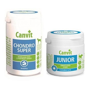 CANVIT Chondro Super 230 g + Junior pro psy 100 g