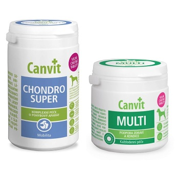 CANVIT Chondro Super 230 g + Multi pro psy 100 g