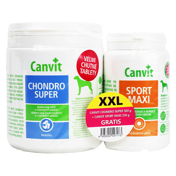 CANVIT Chondro Super 500g+Canvit Sport Maxi 230g