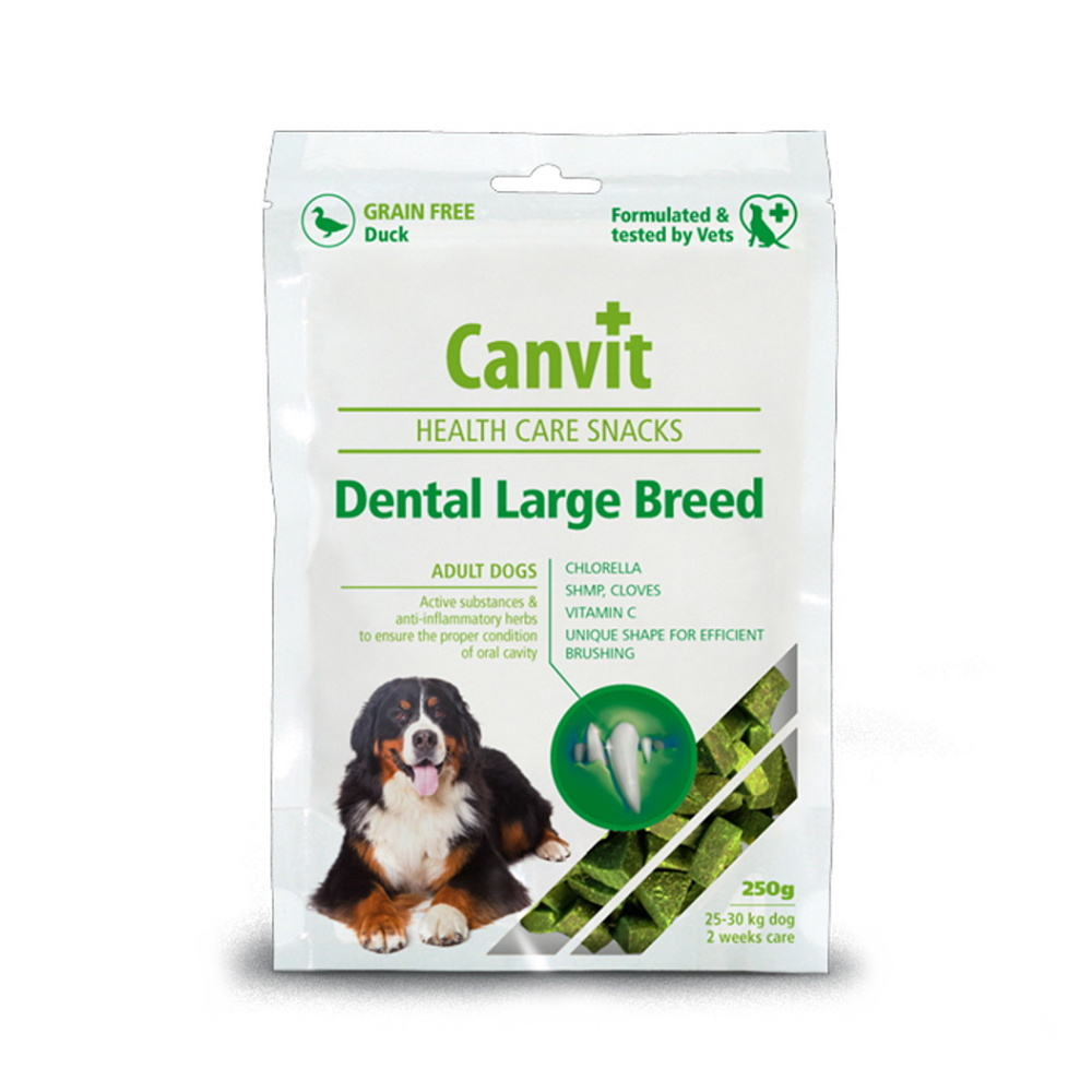 Levně CANVIT Dental Large Breed Snacks 250 g