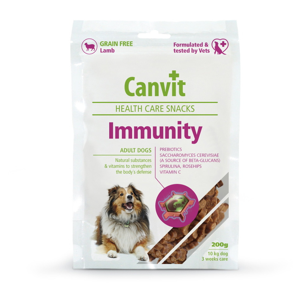 Levně CANVIT Immunity Snacks 200 g, poškozený obal