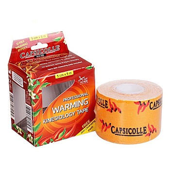 CAPSICOLLE Tejpovací hřejivá páska 5 cm x 5 m 1 kus (Tejpy) - Hřejivé