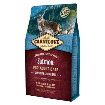 CARNILOVE Salmon Grain Free granule pro kočky 2 kg