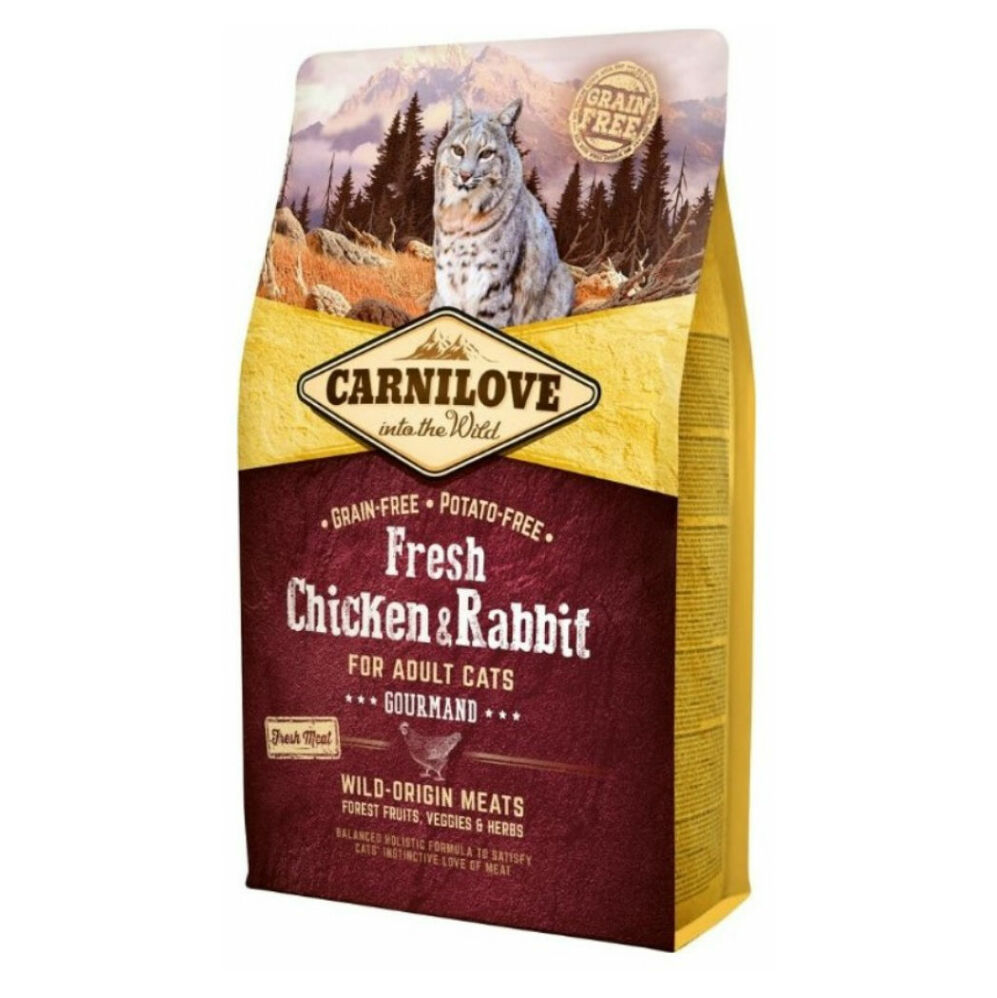 Levně CARNILOVE Cat Fresh Chicken & Rabbit for Adult 2 kg