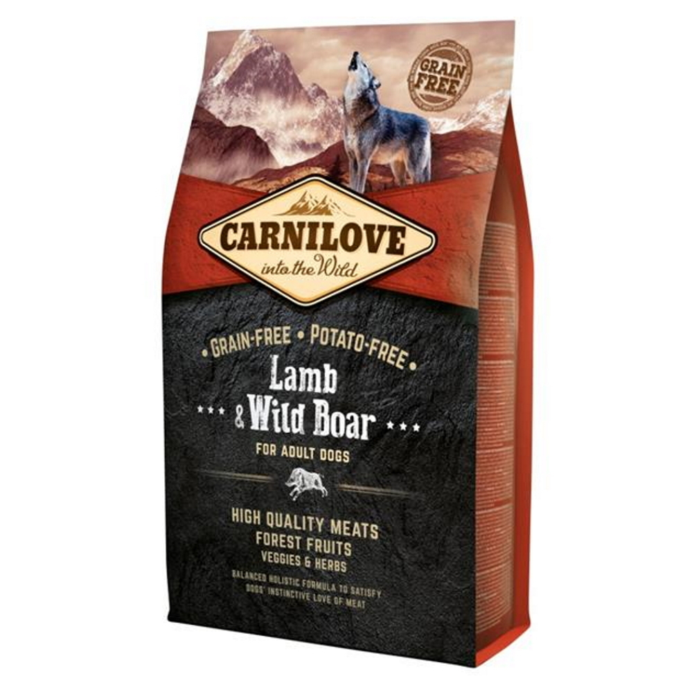 E-shop CARNILOVE Adult Lamb & Wild Boar granule pro psy 1 ks, Hmotnost balení: 12 kg