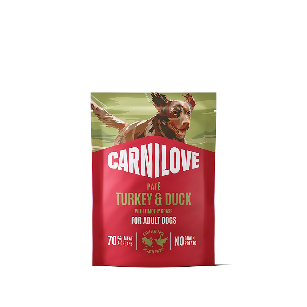 CARNILOVE Kapsička s paštikou pro psy krůta a kachna 300 g