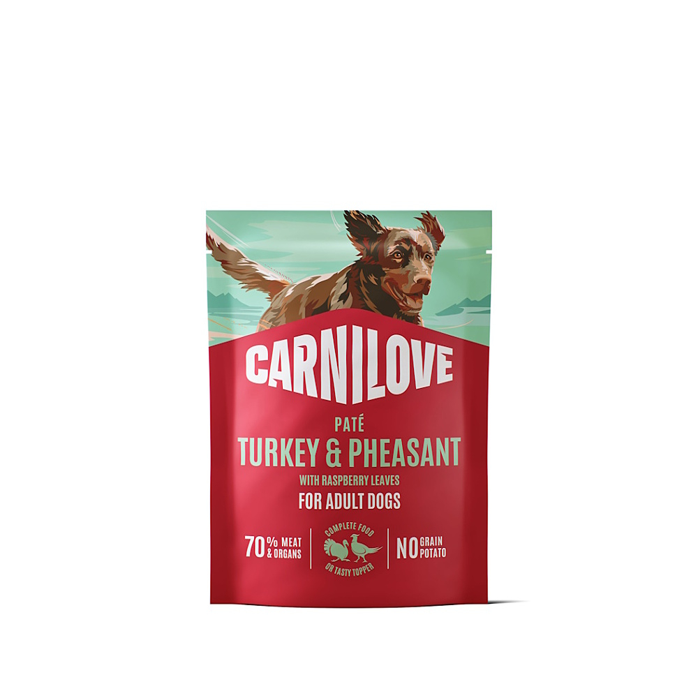 CARNILOVE Kapsička s paštikou pro psy krůta a bažant 300 g