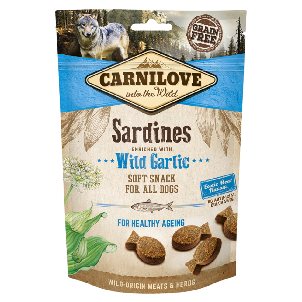 E-shop CARNILOVE Dog semi moist sardines&wild garlic 200 g
