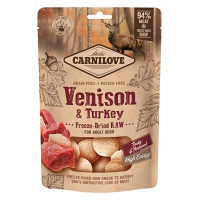 CARNILOVE Raw Freeze-Dried Snacks Venison&Turkey pamlsky pro psy 60 g