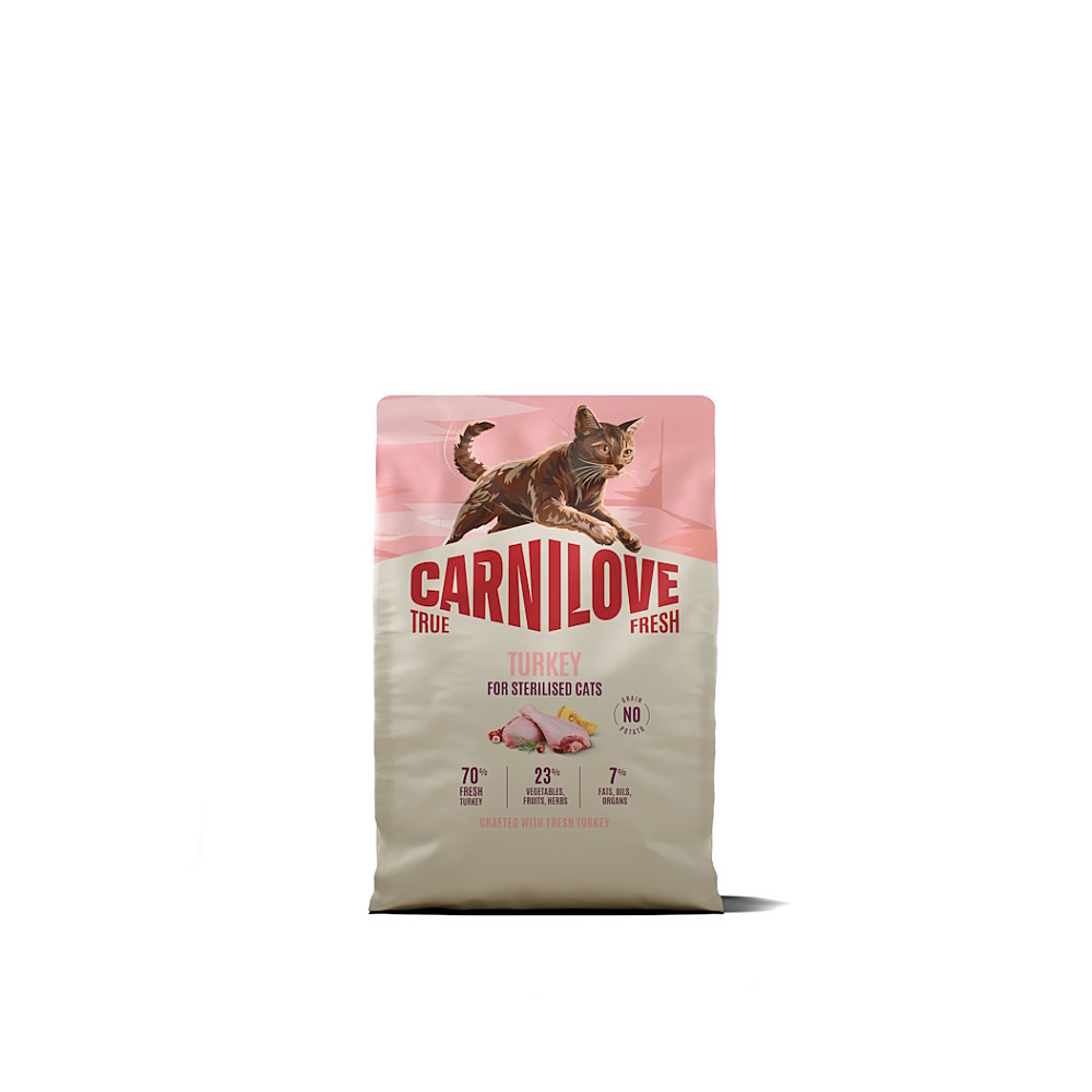 CARNILOVE True fresh cat dry granule krůta pro kastrované kočky 2 kg