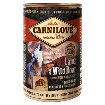 CARNILOVE Dog lamb & wild boar grain free pro psy 400 g